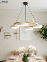 Load image into Gallery viewer, Modern Creative Colourful Circle Bird Chandelier