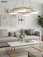 Load image into Gallery viewer, Modern Creative Colourful Circle Bird Chandelier