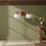 Charger l&#39;image dans la visionneuse de galerie, Opalume Glass Vanity Light - Vintage Inspired Bathroom Wall Lighting
