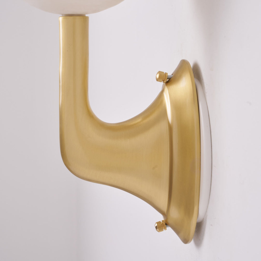 Lámpara de pared triple de alabastro
