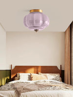 Load image into Gallery viewer, Retro Milk Semi Flush Mount Eloise Ceiling Light
