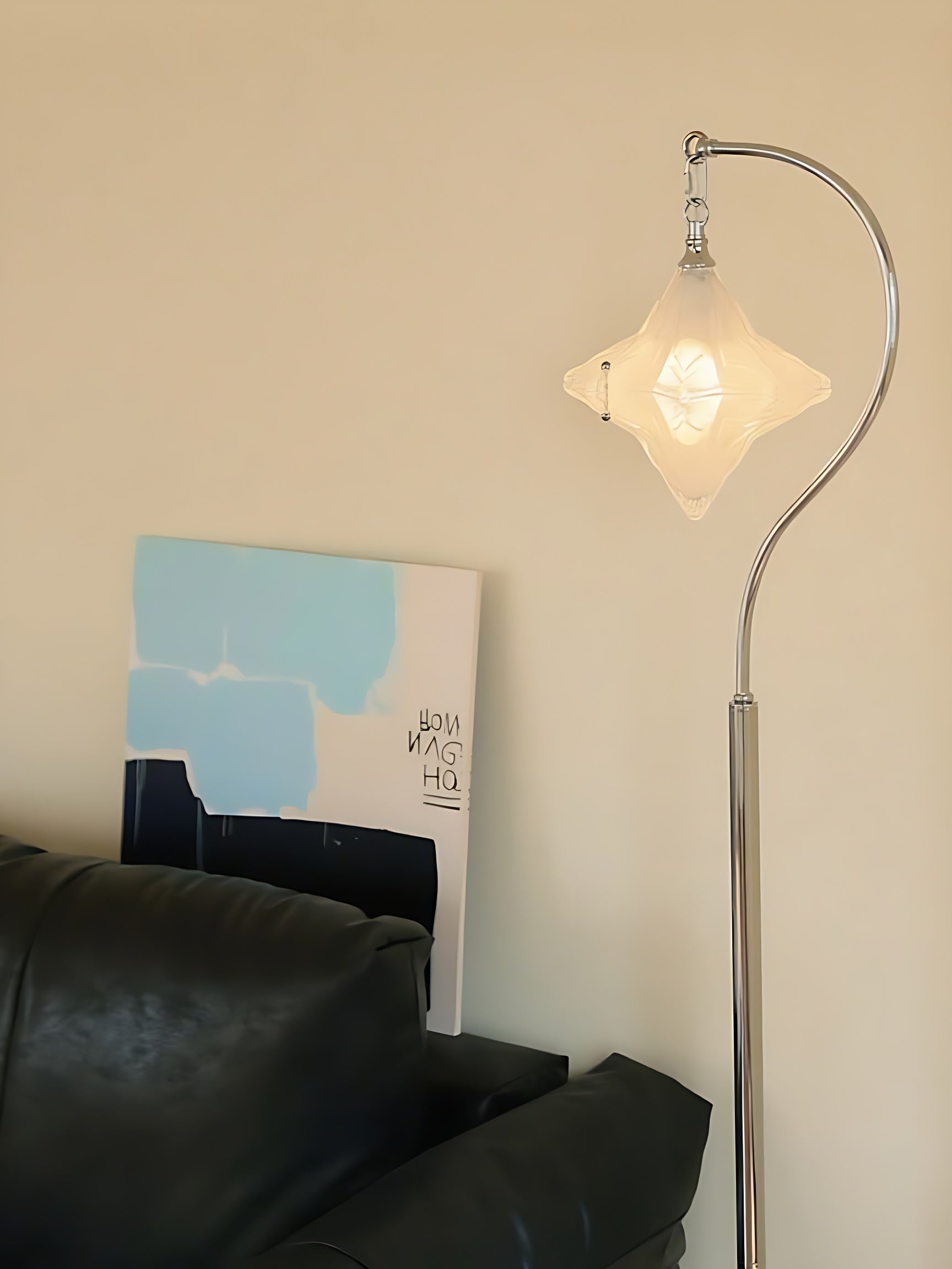 Lámpara de pie Art Déco Star: Lámpara de pie moderna para espacios de estar – Astris Orion 