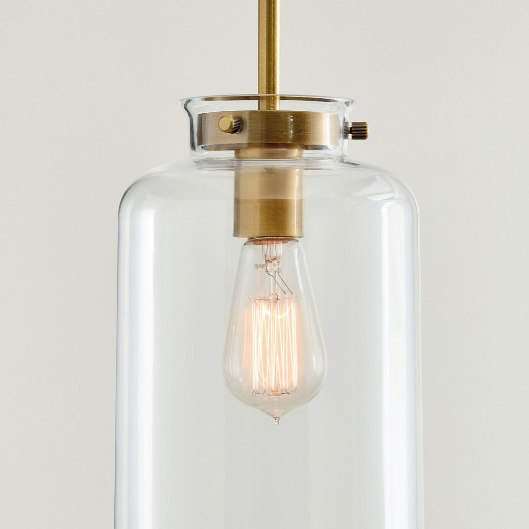 Sterling Minimalist Glass Pendant Collection - Vintage Brass Lighting Design