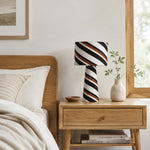 Cargar imagen en el visor de la Galería, Striped Fabric Pendant Lamp