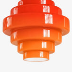 Charger l'image dans la visionneuse de galerie, Sanenos Gradient Glass Pendant Light – Retro Geometric Design