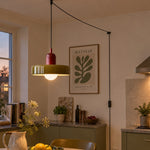 Charger l'image dans la visionneuse de galerie, Bauhaus Colorful Glass Plug-In Pendant Light