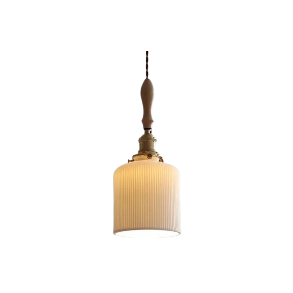 Luz de Cerámica de Madera
