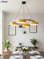 Load image into Gallery viewer, Modern Creative Colourful Circle Bird Chandelier