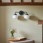 Charger l&#39;image dans la visionneuse de galerie, Opalume Glass Vanity Light - Vintage Inspired Bathroom Wall Lighting
