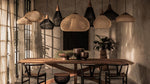 Bild in Gallery-Viewer laden, Woven Rattan Wood Plug-In Pendant Light