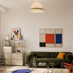 Charger l'image dans la visionneuse de galerie, Soft green lace pendant lamp in a modern living room