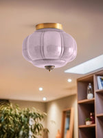 Load image into Gallery viewer, Retro Milk Semi Flush Mount Eloise Ceiling Light
