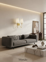 Load image into Gallery viewer, Rowan Fabric Shade Wall Sconce – Modern Industrial Light for Bedroom
