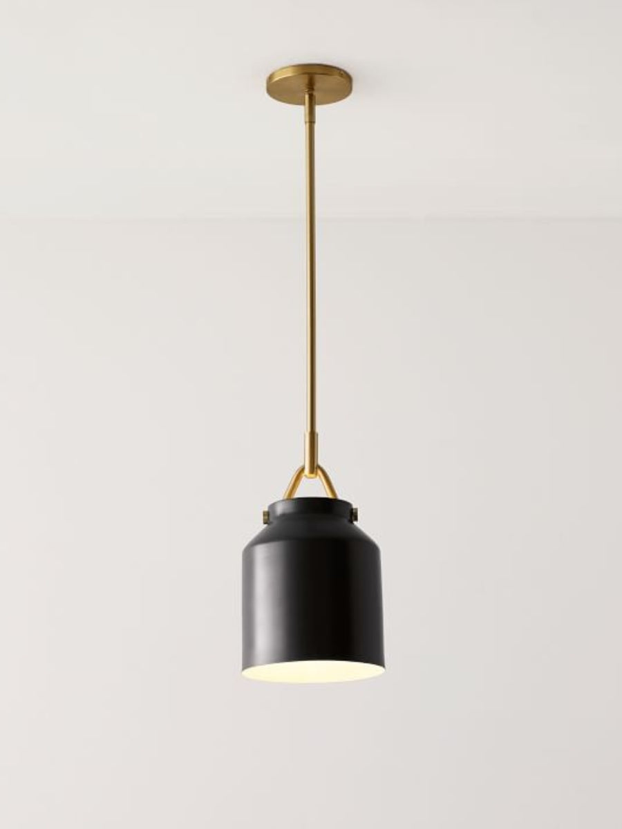 Hanton Nordic Metal Henry Pendant Light - Minimalist Glass And Metal Shade