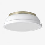 Charger l'image dans la visionneuse de galerie, Metal Flush Mount Ceiling Fixture with Frosted Diffuser