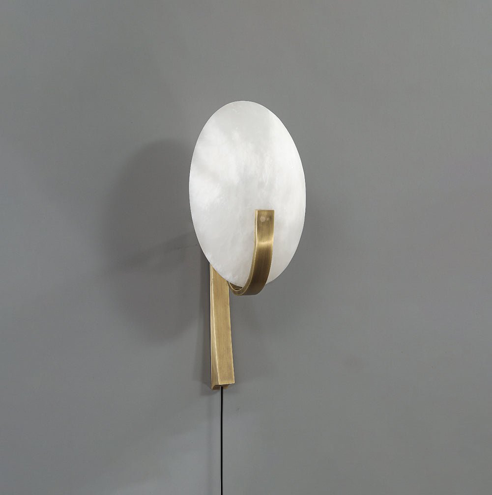 Alice Alabaster Plug-In Wall Light with Inline Switch - product image 4