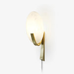 Load image into Gallery viewer, Alice Alabaster Plug-In Wall Light with Inline Switch - product image 1