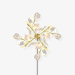 Cargar imagen en el visor de la Galería, Gingko Flowers Brass Plug-In Wall Light - product image 1