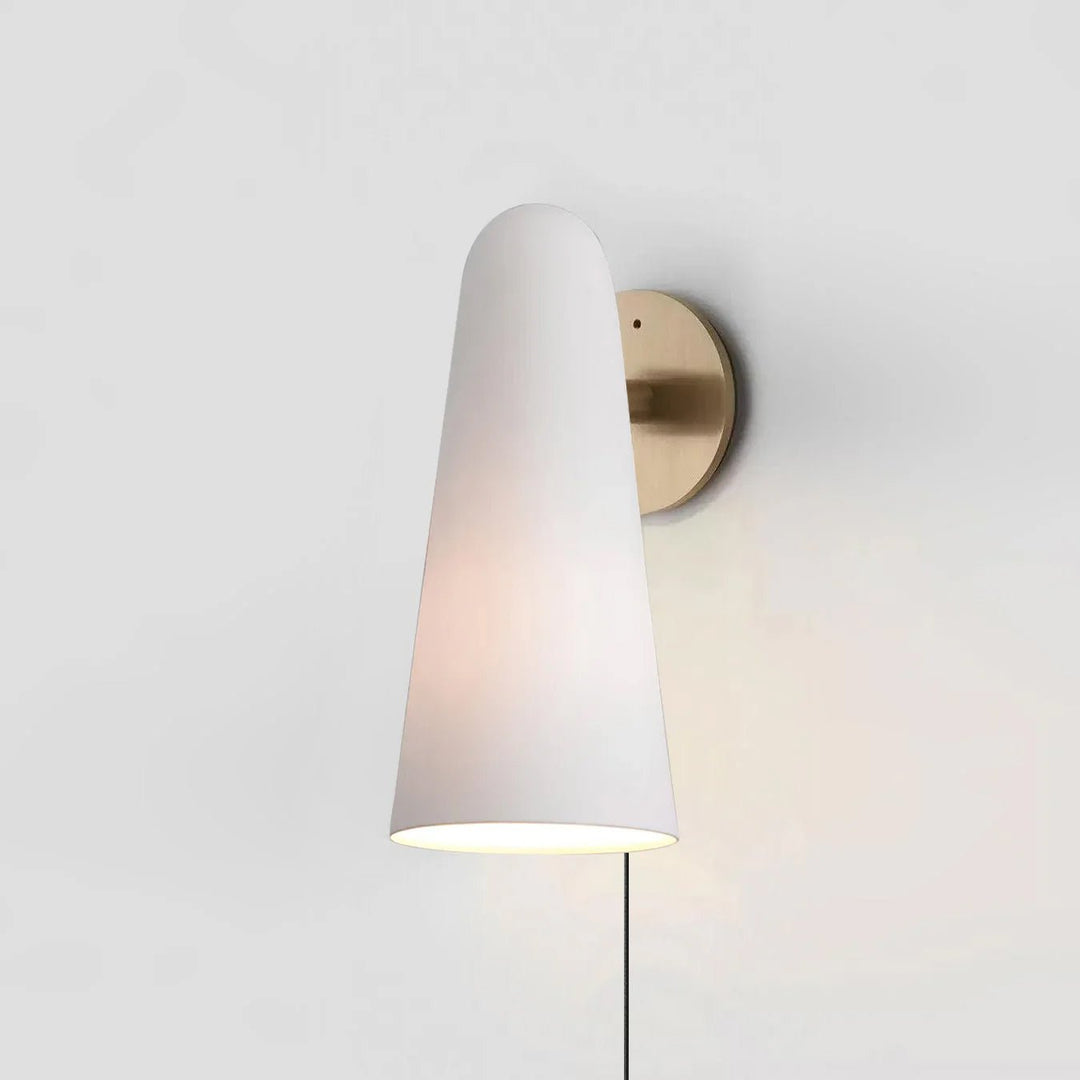 Conical Glass Plug-In Wall Light with Inline Switch - product image 7