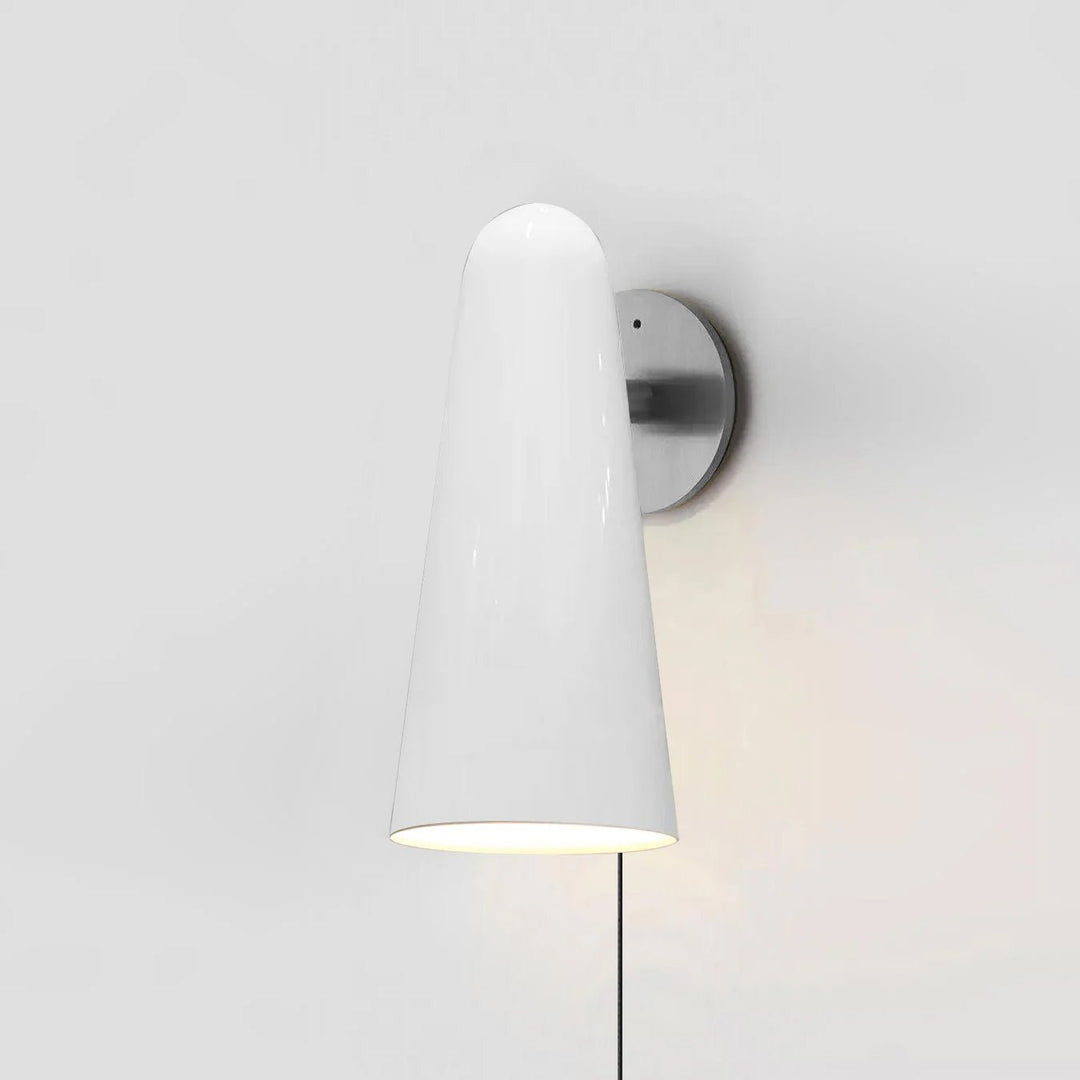 Conical Glass Plug-In Wall Light with Inline Switch - product image 9