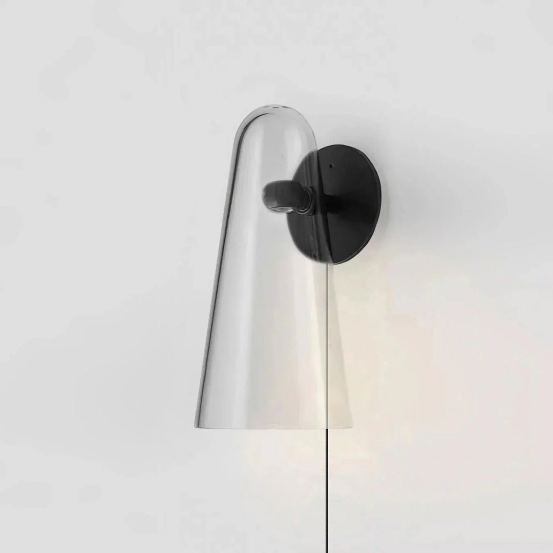 Conical Glass Plug-In Wall Light with Inline Switch - product image 12
