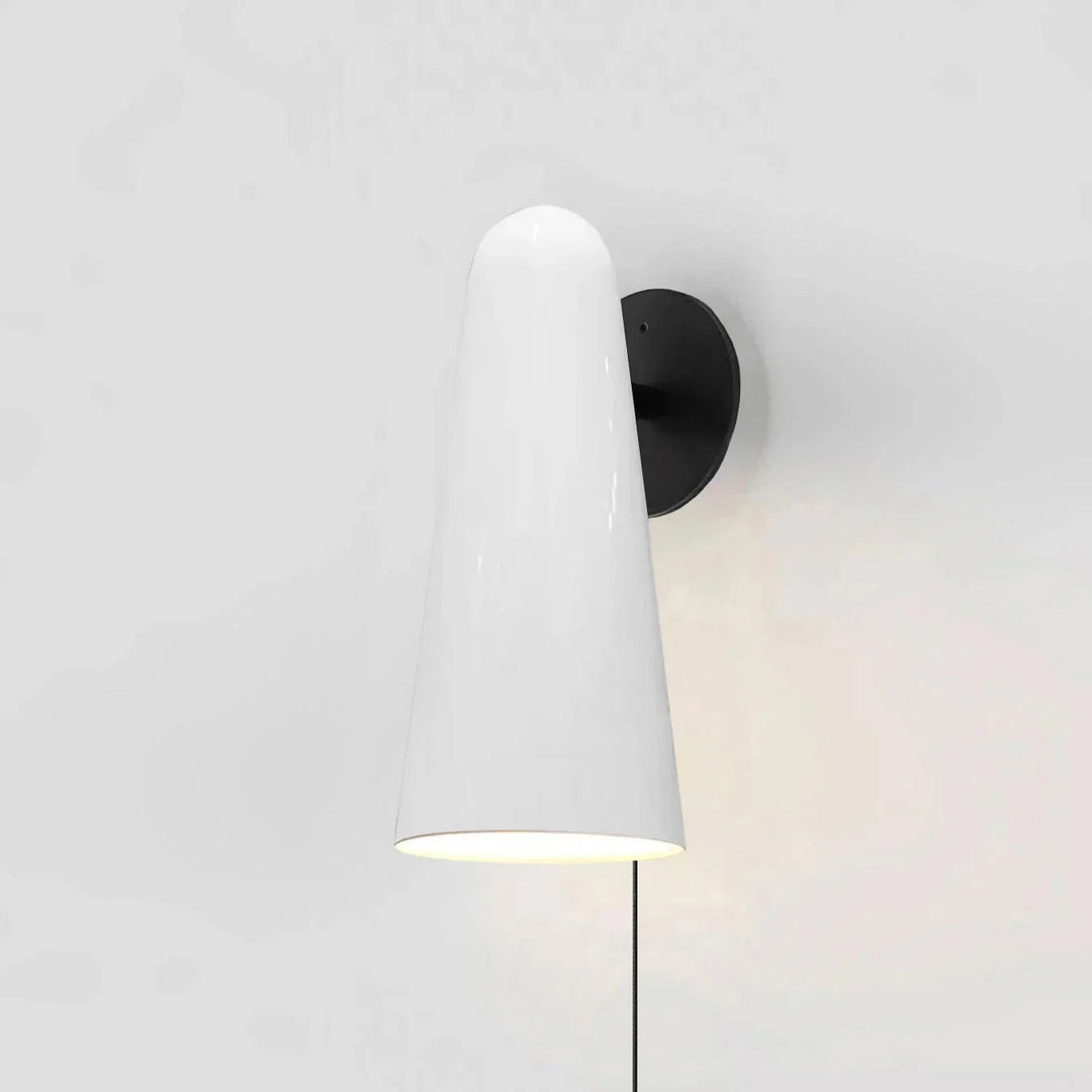 Conical Glass Plug-In Wall Light with Inline Switch - product image 6