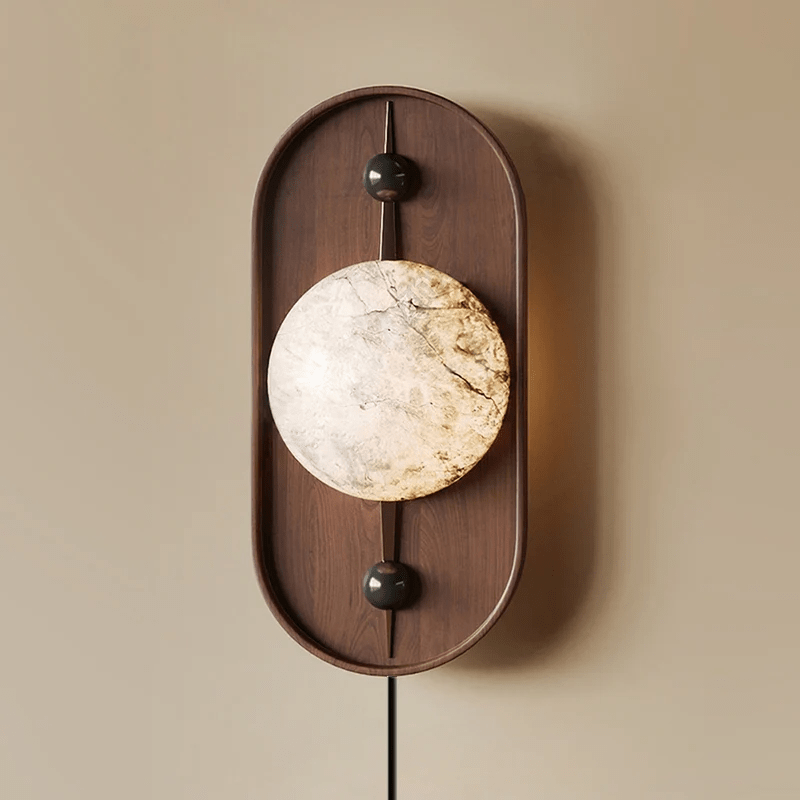 Bezel Alabaster Plug-In Wall Light with Inline Switch - product image 14