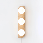 Bild in Gallery-Viewer laden, Elysian Travertine Plug-In Wall Light with Inline Switch - product image 6