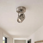 Cargar imagen en el visor de la Galería, Compact metal wall lamp on a corridor ceiling