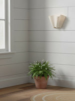 Load image into Gallery viewer, Oslan Scalloped Wall Sconce - Classic Linen Shade Modern Accent
