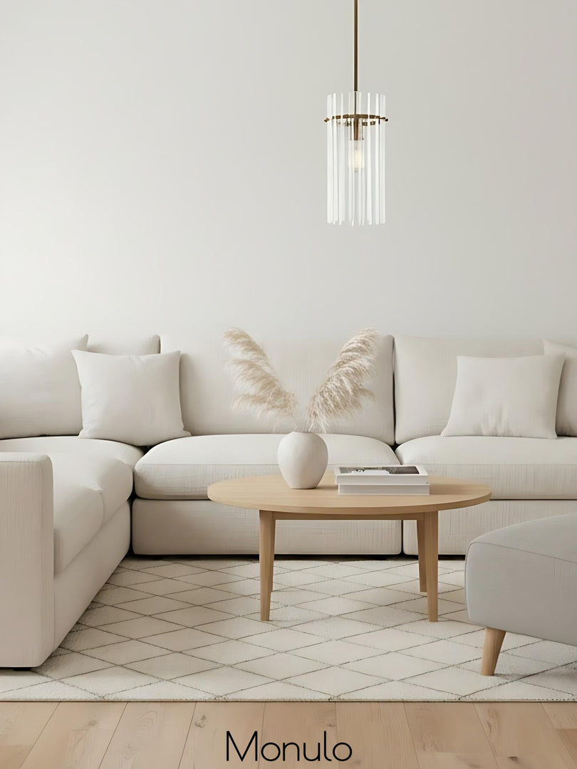 Lumora Crystal Pendant Light – Modern Crystal Glass Chandelier Style