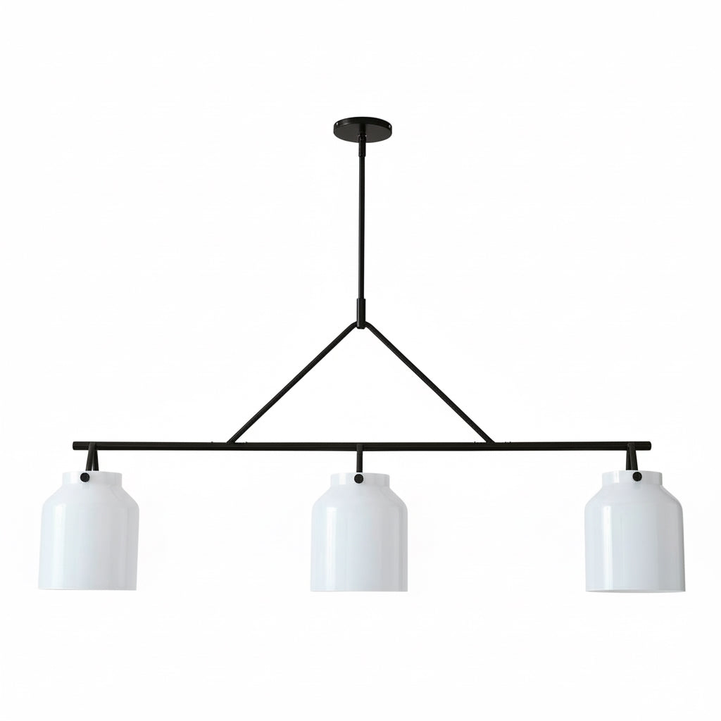 Suspension en métal Morandi de style nordique Hanton — Luminaire minimaliste nordique 