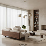 Load image into Gallery viewer, Metio Dome Elegant Chandelier – Contemporary Luxury Light for Master Bedroom or Hotel Lobby
