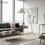 Load image into Gallery viewer, Oslan Elegance Arc-Style Floor Lamp – Modern Minimalist Lighting for Living Spaces
