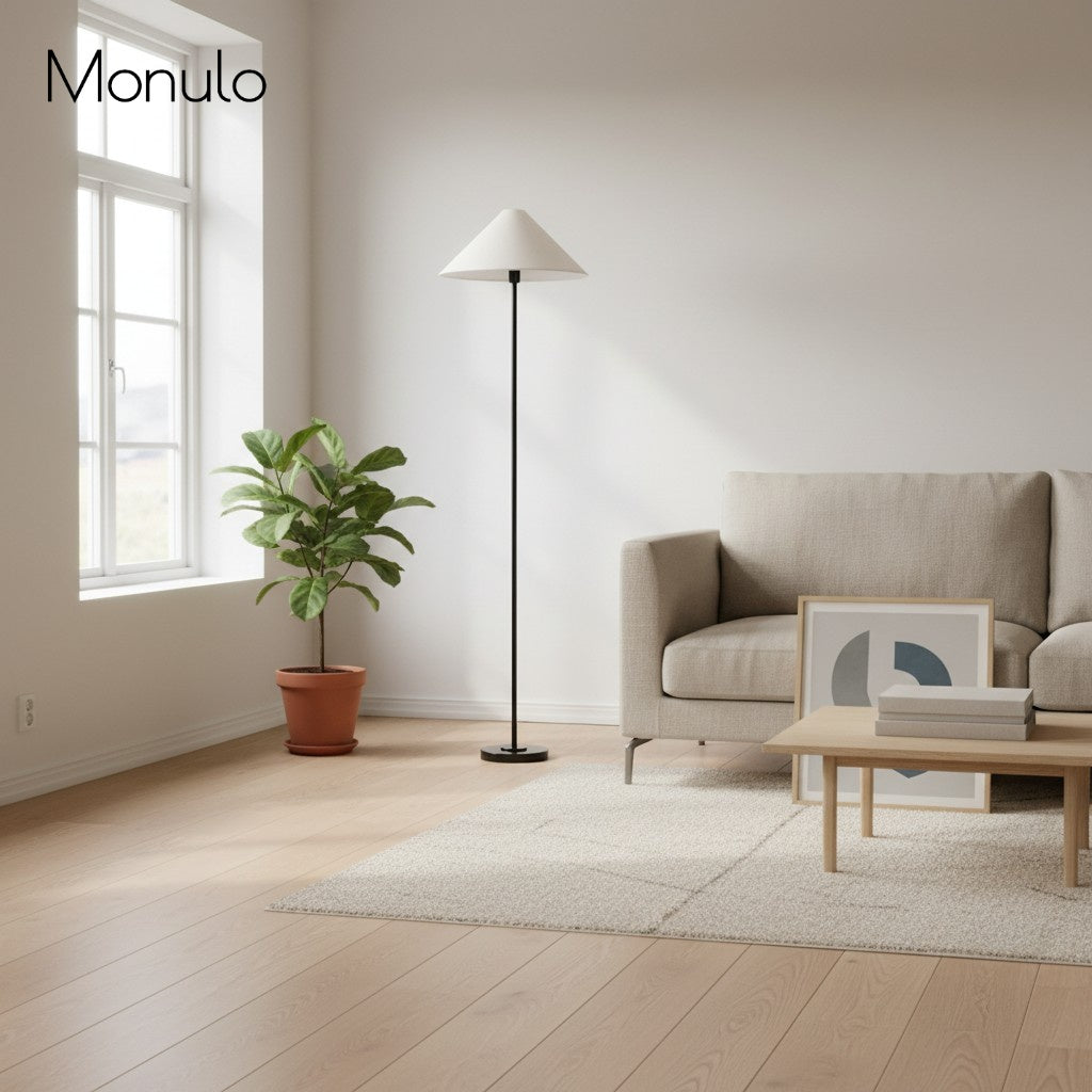 Diora Contemporary Minimalist Table or Floor Lamp – Sculptural Lamp for Ambient & Accent Use