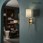 Load image into Gallery viewer, Mavora Minimalist Hammered Metal Linear Wall Light – Contemporary Accent Lighting Fixture
