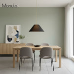 Charger l'image dans la visionneuse de galerie, Suspension conique en tissu doux Lorvion – Luminaire suspendu moderne pour espaces cosy