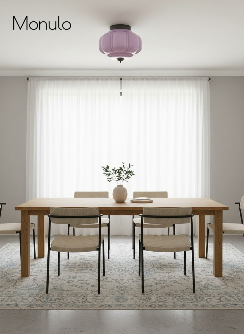 Retro Milk Semi Flush Mount Eloise Ceiling Light