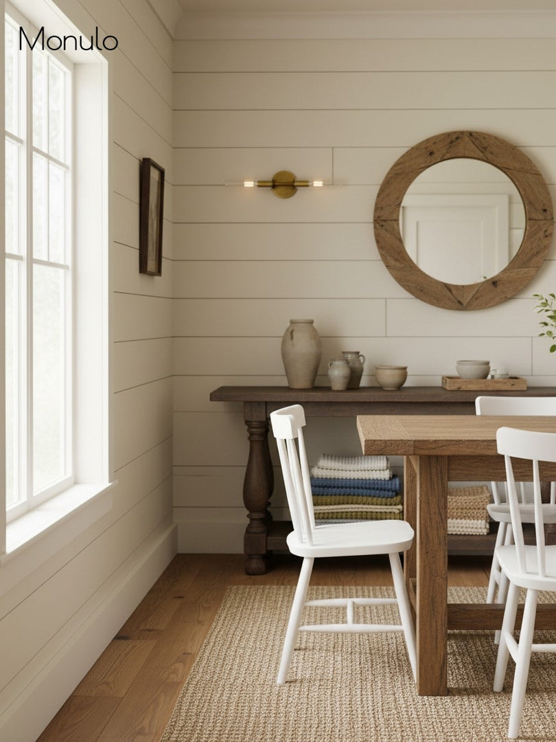 Ribbed Glass Sconce – Double Wall Sconce for Bathroom Vanity Lighting