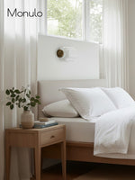 Load image into Gallery viewer, Vintage Milk Glass Flush Eloise Wall Sconce for Bedside Hallway
