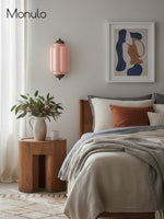 Load image into Gallery viewer, Vintage Milk Glass Flush Eloise Wall Sconce for Bedside Hallway
