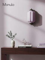 Load image into Gallery viewer, Vintage Milk Glass Flush Eloise Wall Sconce for Bedside Hallway

