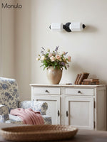 Load image into Gallery viewer, American Vintage Glass Lantern Shaped Horizontal Eloise Wall Sconce
