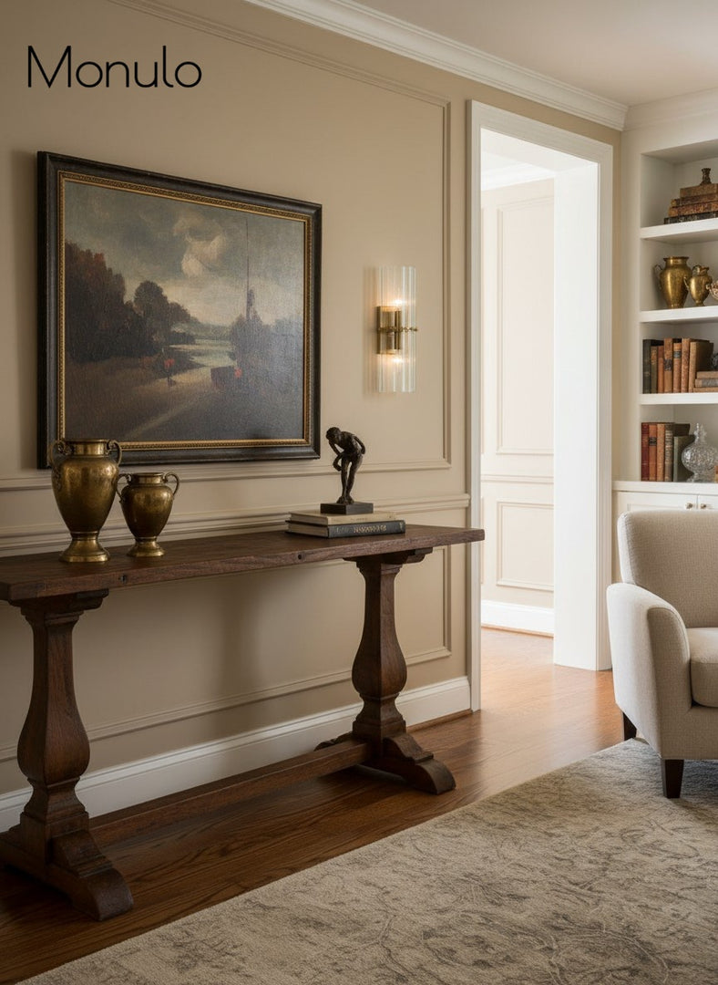 Lumora Crystal Up Down Wall Light – Double Wall Sconce for Bedroom