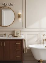 Load image into Gallery viewer, Lumora Crystal Up Down Wall Light – Double Wall Sconce for Bedroom
