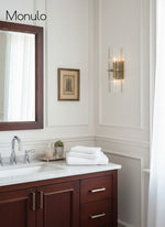 Load image into Gallery viewer, Lumora Crystal Up Down Wall Light – Double Wall Sconce for Bedroom
