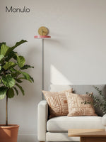 Cargar imagen en el visor de la Galería, Aplique de pared metálico monocromático escandinavo: iluminación para la decoración del dormitorio
