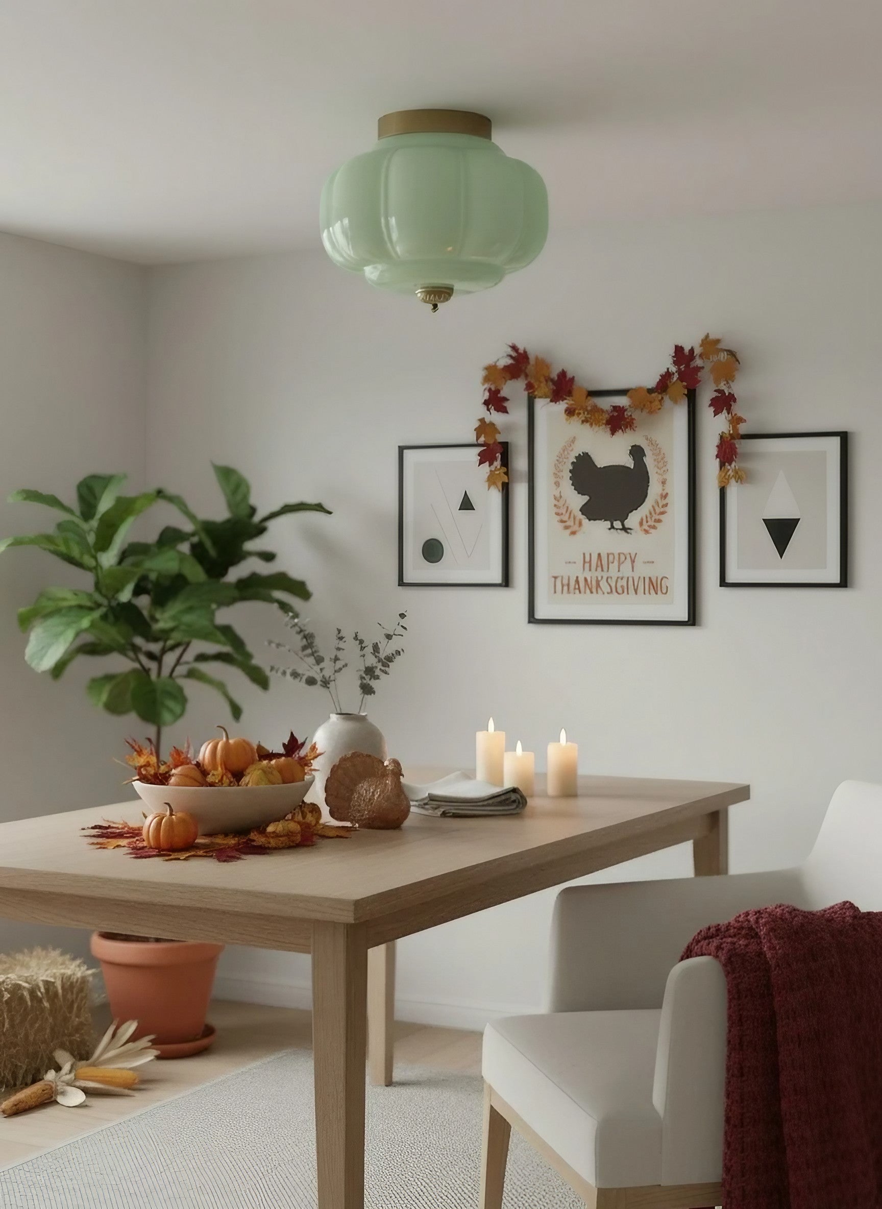 Eloise Flush Mount Milk Glass Ceiling Light – Modern Accent Lighting with Artistic Glass Shade