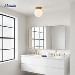 Load image into Gallery viewer, Rivolence Low-Profile Flush Mount Ceiling Lamp – Mid-Century Inspired Design