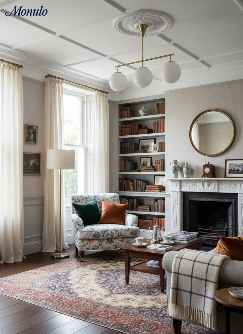 Ulvara Glas-Kugel Linear Cluster Deckenlampe – Zeitgenössischer Stil für Wohnraum & Kücheninsel